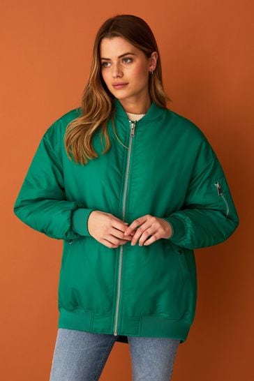 F&f hotsell green coat