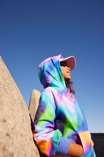 Blue pink hot sale hoodie