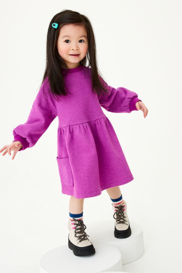 Purple Sweat Dress (3mths-7yrs)
