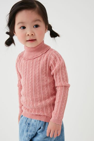 Roll neck jumper baby girl outlet