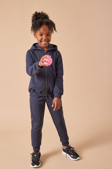 Navy Blue Hoodie And Joggers School Sports Set (3-16yrs)