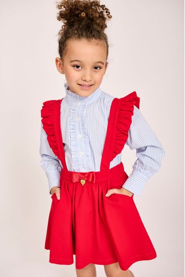 Angels Face Red Opera Pinafore Dress