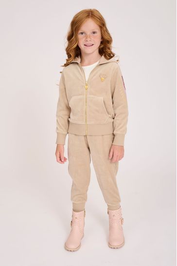 Angel's Face Natural Sand Velour Laura Joggers
