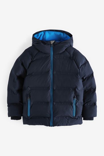 Next navy padded coat sale