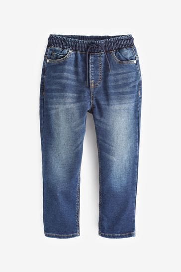 Indigo Blue Loose Fit Stretch Elasticated Waist Jeans (3-16yrs)