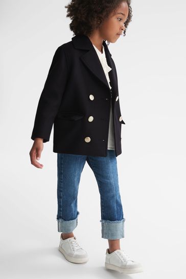 Buy Reiss Maddie Wool Pea Coat from the Laura Ashley online shop