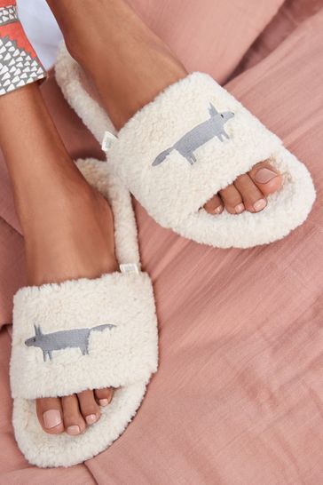 Next fox slippers sales