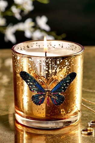 Enchanted Orchard Butterfly Candle