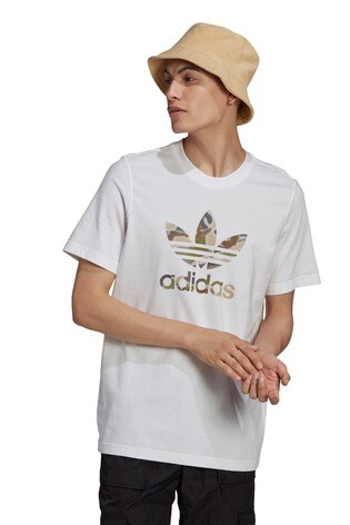 adidas camo trefoil tee