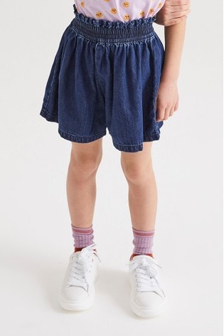 Dark Blue Denim Regular Length Skort (3-16yrs)