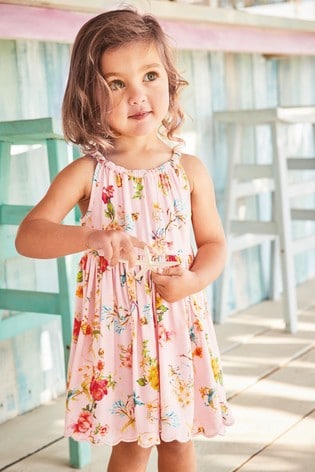 Buy Pink Floral Dress from the Next UK online shop
