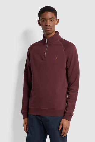 Farah Jim 1/4 Zip Sweatshirt