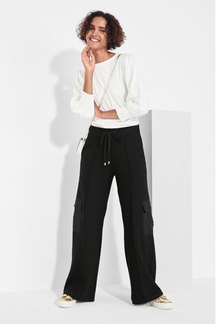 Label Jersey Cargo Trousers