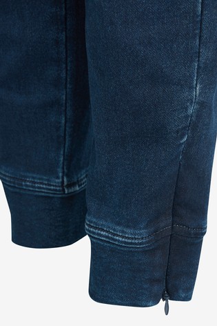 jersey denim joggers