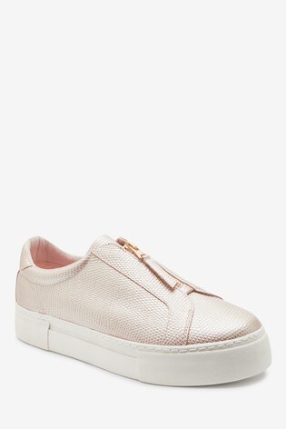 rose gold chunky trainers