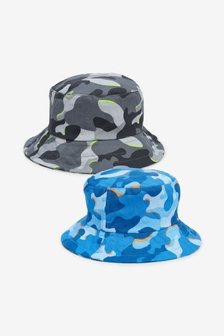 Buy 2 Pack Camouflage Bucket Hats 
