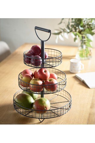 Buy Charcoal 3 Tier Fruit And Veg Storage From Next Ireland