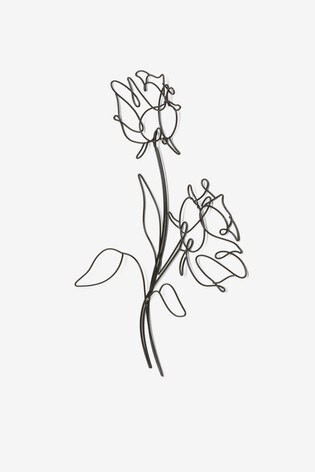Buy Wire Floral Wall Art From Next Israel