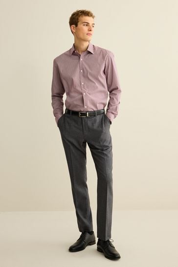 Buy Burgundy Red Gingham Motionflex Shirt from Next Netherlands