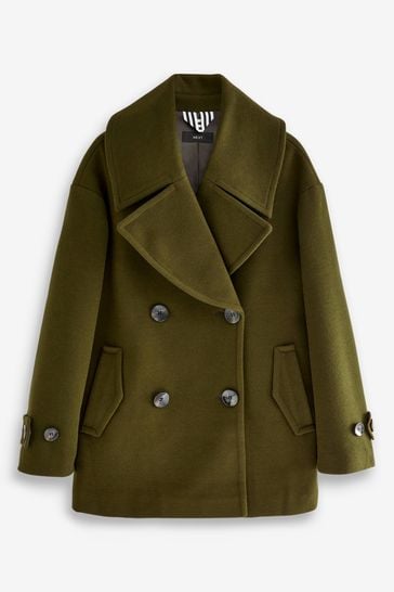 Double breasted hotsell peacoat