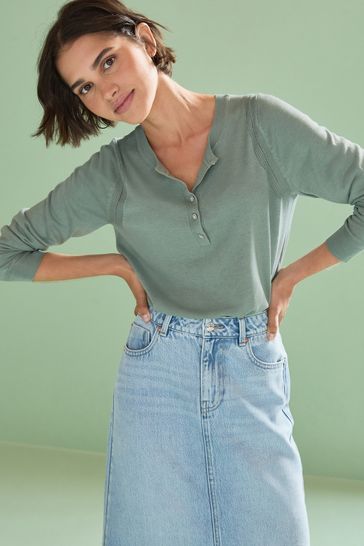 Blue jean skirt jumper sales