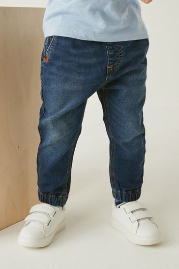 Dark Wash Regular Fit Jogger Jeans With Comfort Stretch (3mths-7yrs)