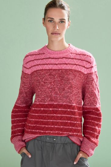 Buy Bright Pink Crew Neck Jumper from Next Hungary