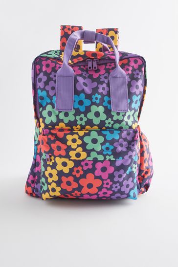 Multi Bright Double Handle Backpack