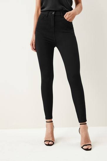 Buy Black Ponte Slim Leg Trousers from the Next UK online shop