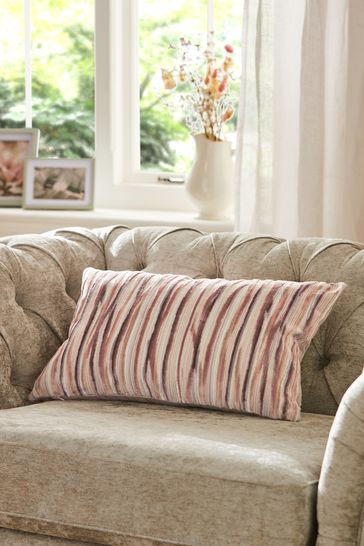 Pink sales rectangle cushion