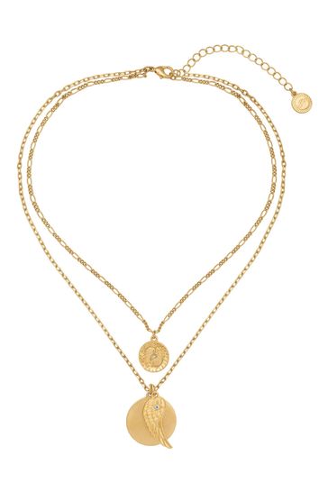 Layered deals charm necklace