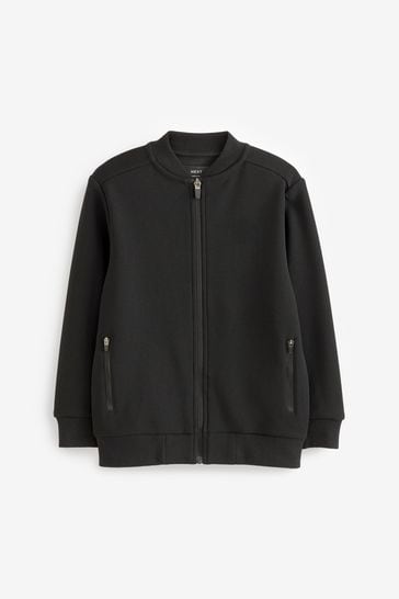 Black Smart Bomber Jacket (3-16yrs)