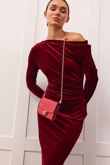 Lauren ralph lauren best sale red bag