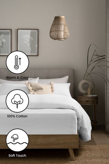 Cotton fitted outlet sheet