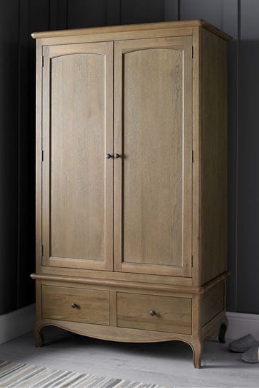 Washed on sale oak wardrobe