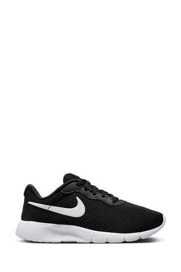 Buy Nike Black White Tanjun GO Youth Trainers from the Next UK