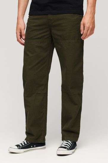 Superdry Green Carpenter Trousers