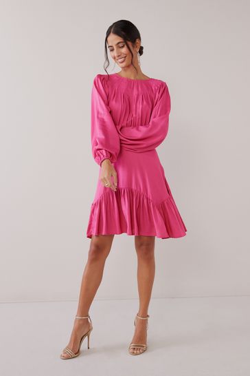 Pink clearance floaty dress