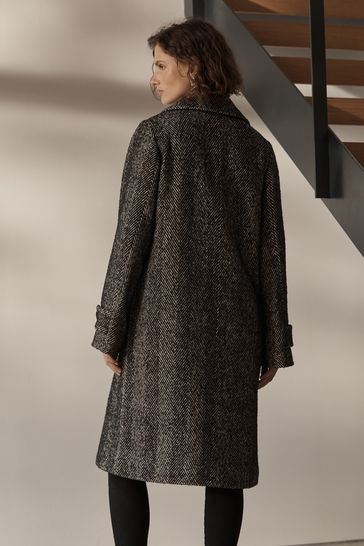 Next 2025 herringbone coat