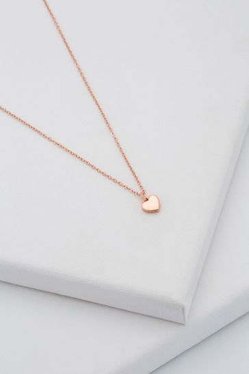 Ted Baker Rose Gold Tone HARA: Tiny Heart Pendant Necklace