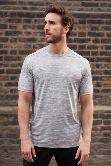 Grey Inject Training Short Sleeve Tee Next Active Gym Tops And T-Shirts Set