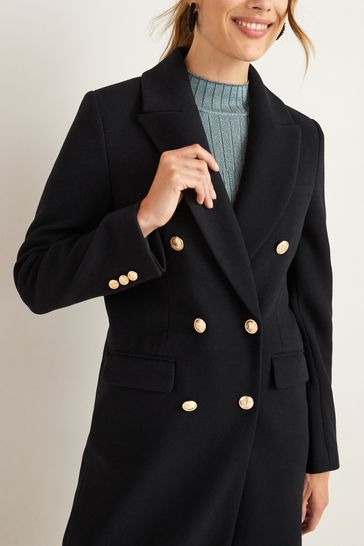 Military discount button coat