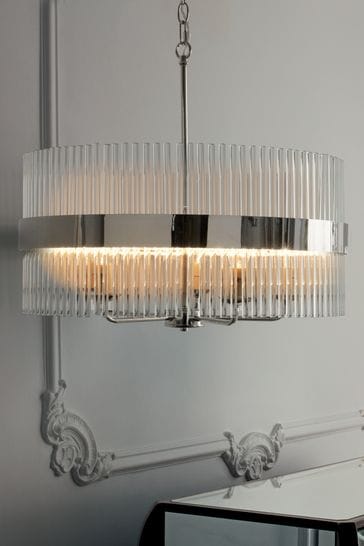 Laura Ashley Chrome Alexa 5 Light Ceiling Light Pendant