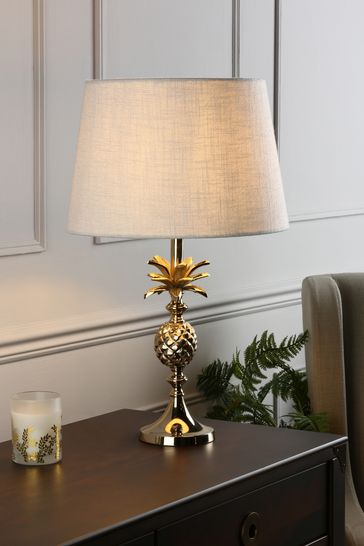 Laura Ashley Gold Penelope Pineapple Table Lamp Base