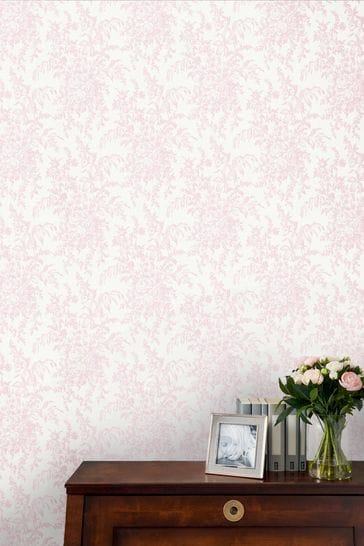 Pink Picardie Wallpaper Wallpaper