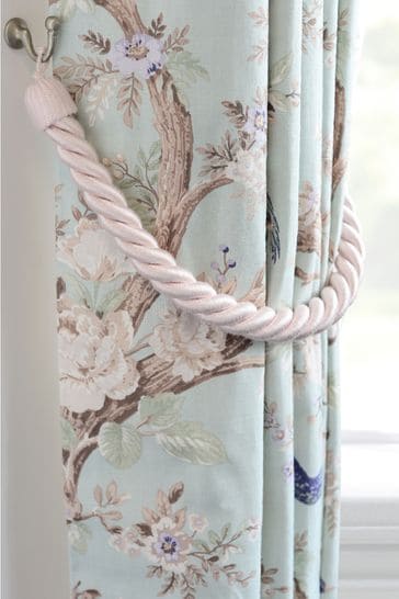 Laura Ashley Blush Rope Curtain Tieband