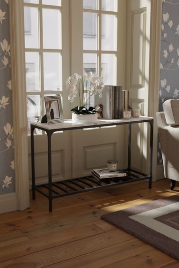 Laura Ashley Marble Brynford Console Table