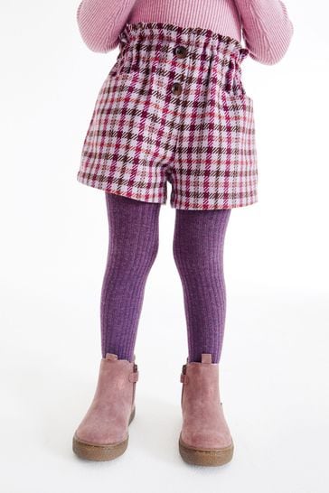 Berry Red Check Short & Tight Set (3mths-7yrs)
