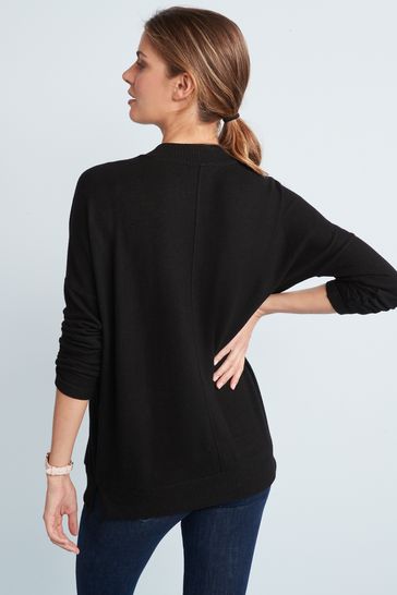 Black shop lightweight jumper
