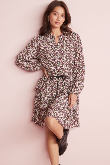 Tie waist 2024 mini dress